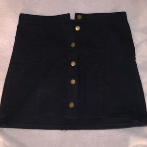 button up skirt
